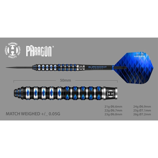Rzutki Harrows Paragon 90% Steeltip